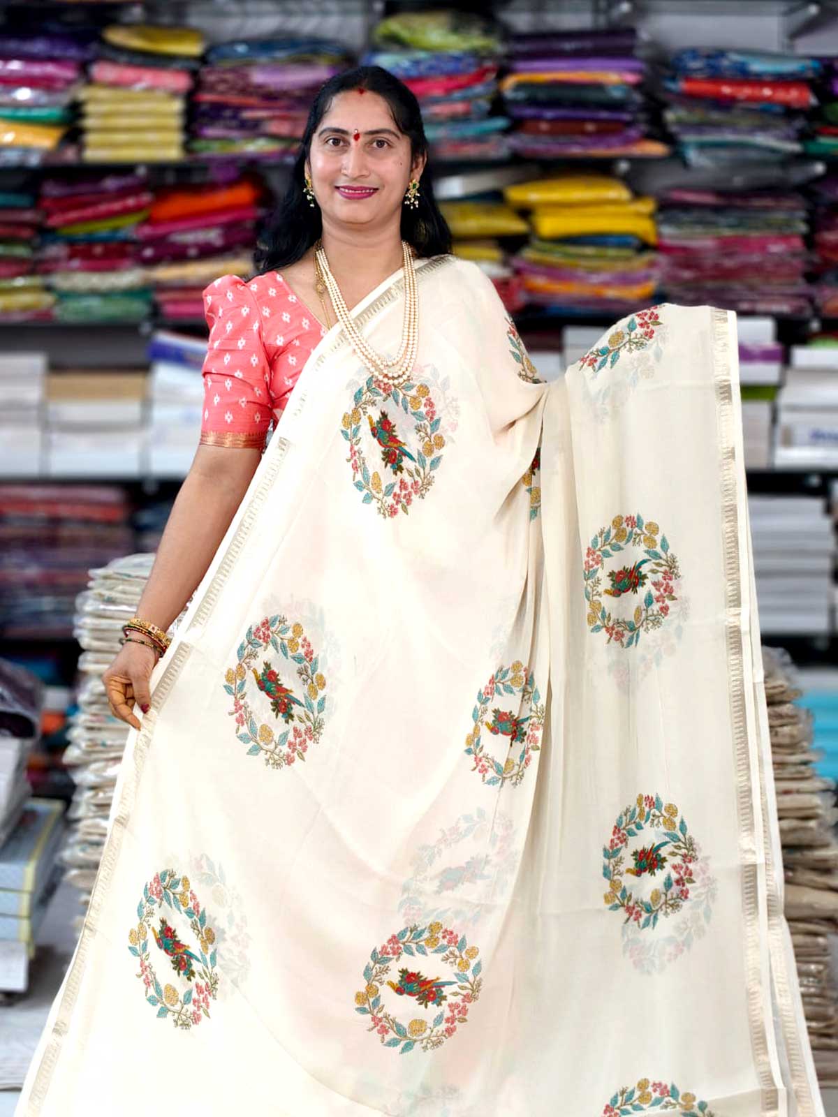 Premium Metolico Georgette F221