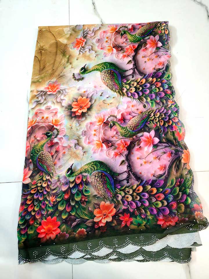 3D digital peacock_F225