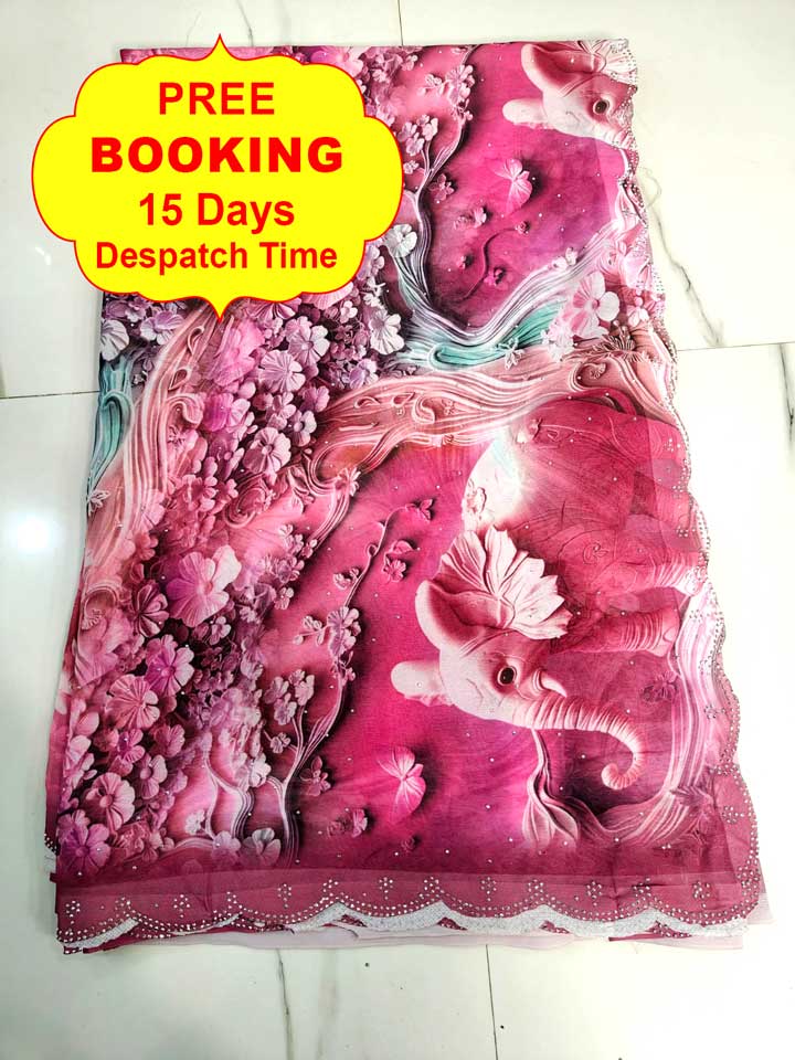 3D digital micro Georgette okay F224