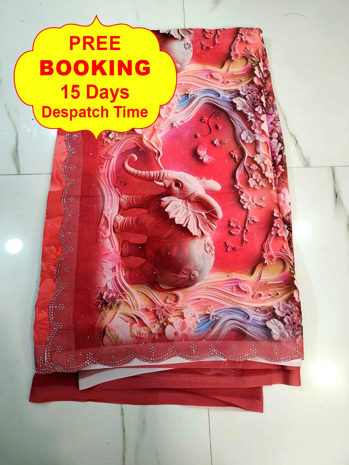 3D digital micro Georgette okay F224