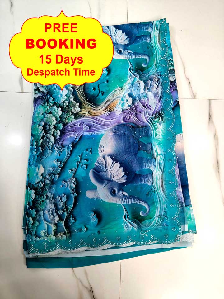 3D digital micro Georgette okay F224