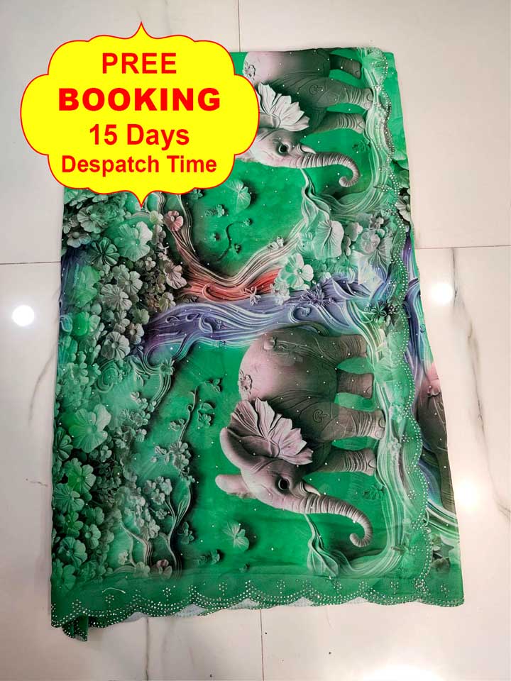 3D digital micro Georgette okay F224