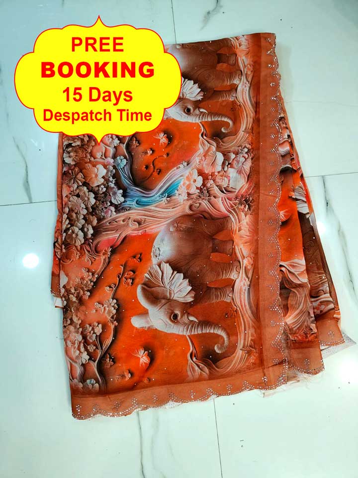 3D digital micro Georgette okay F224