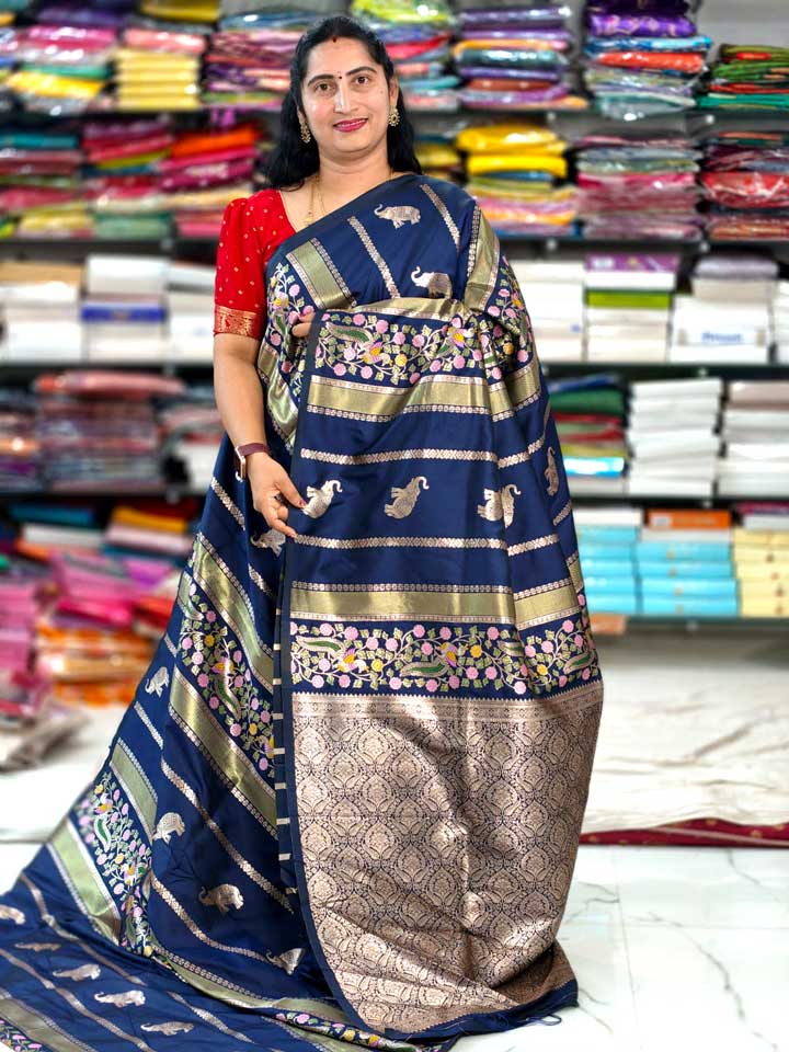 Meenakari Munga Pattu _F227