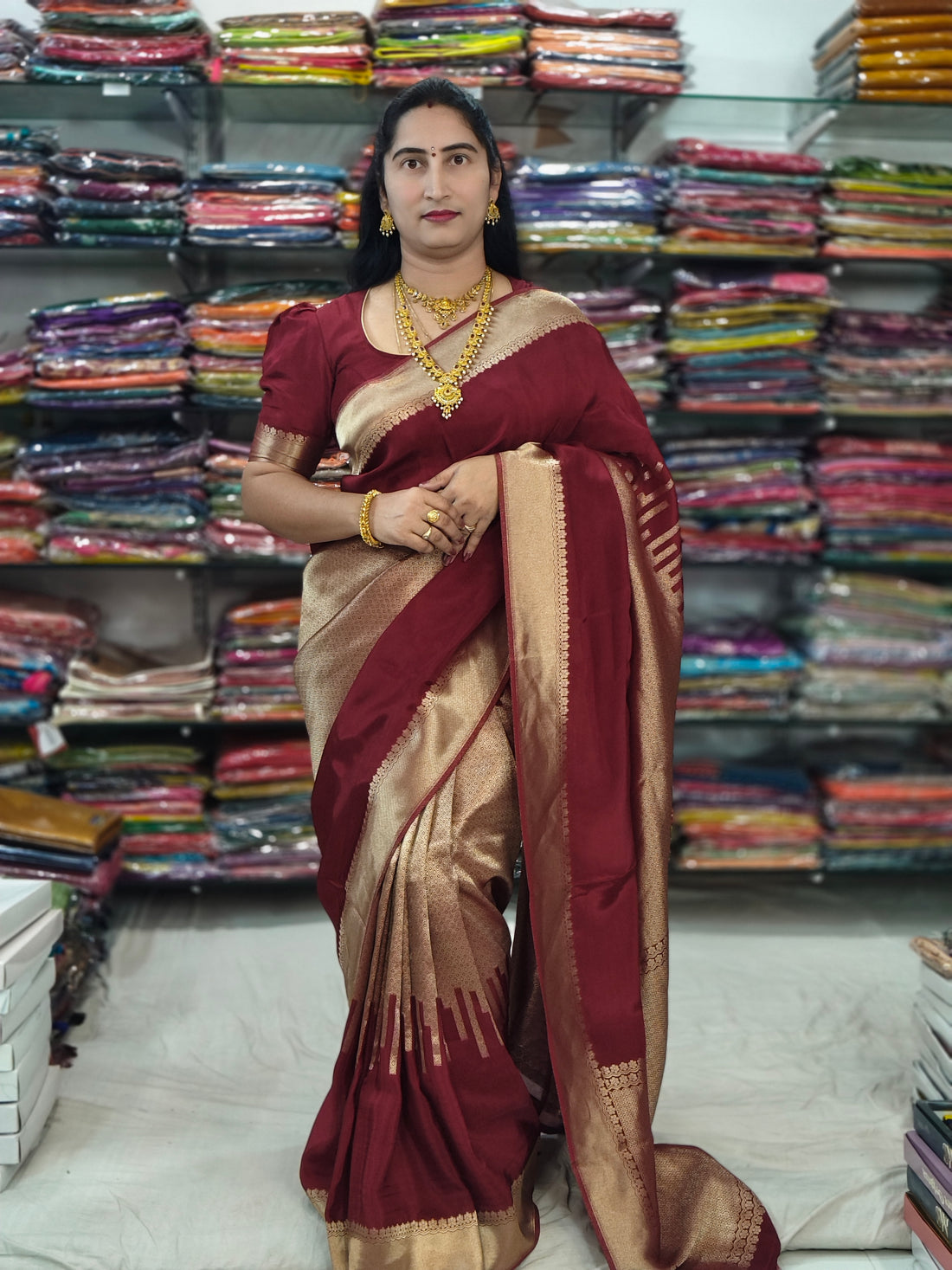 Premium russian pattu silk -355