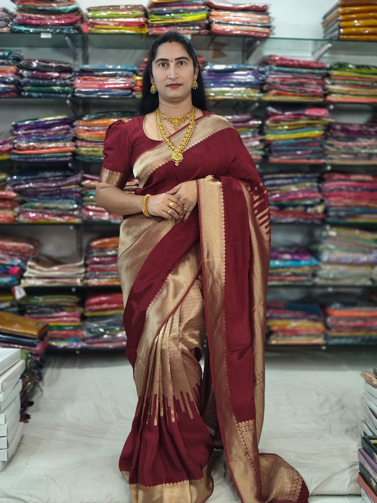 Premium russian pattu silk -355