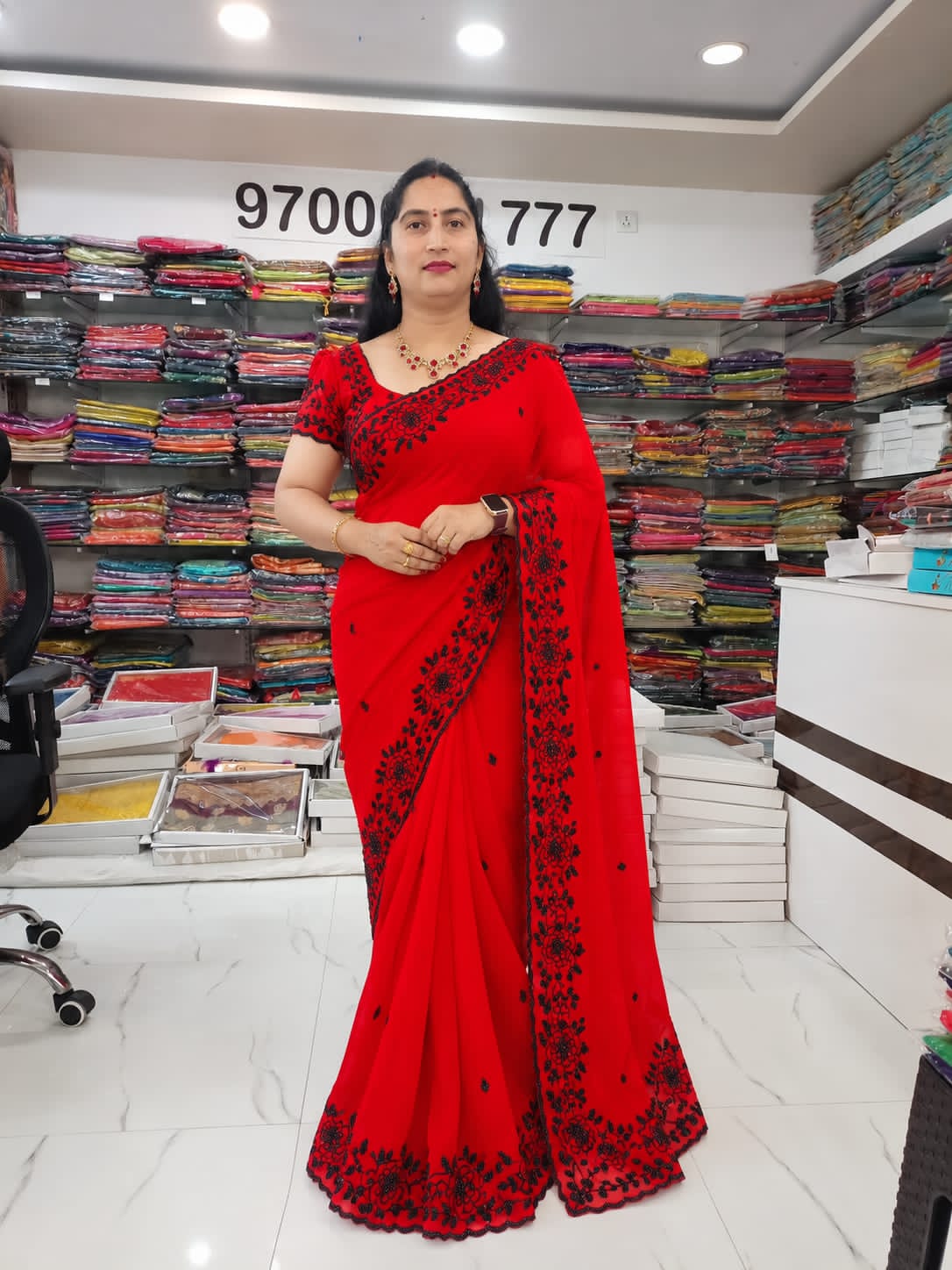 Fox Georgette party wear 347