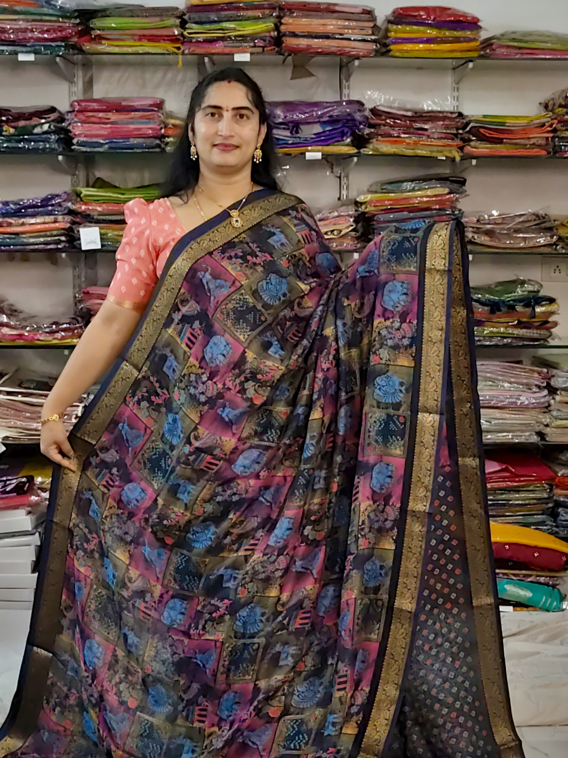 Kalamkari Georgette 341