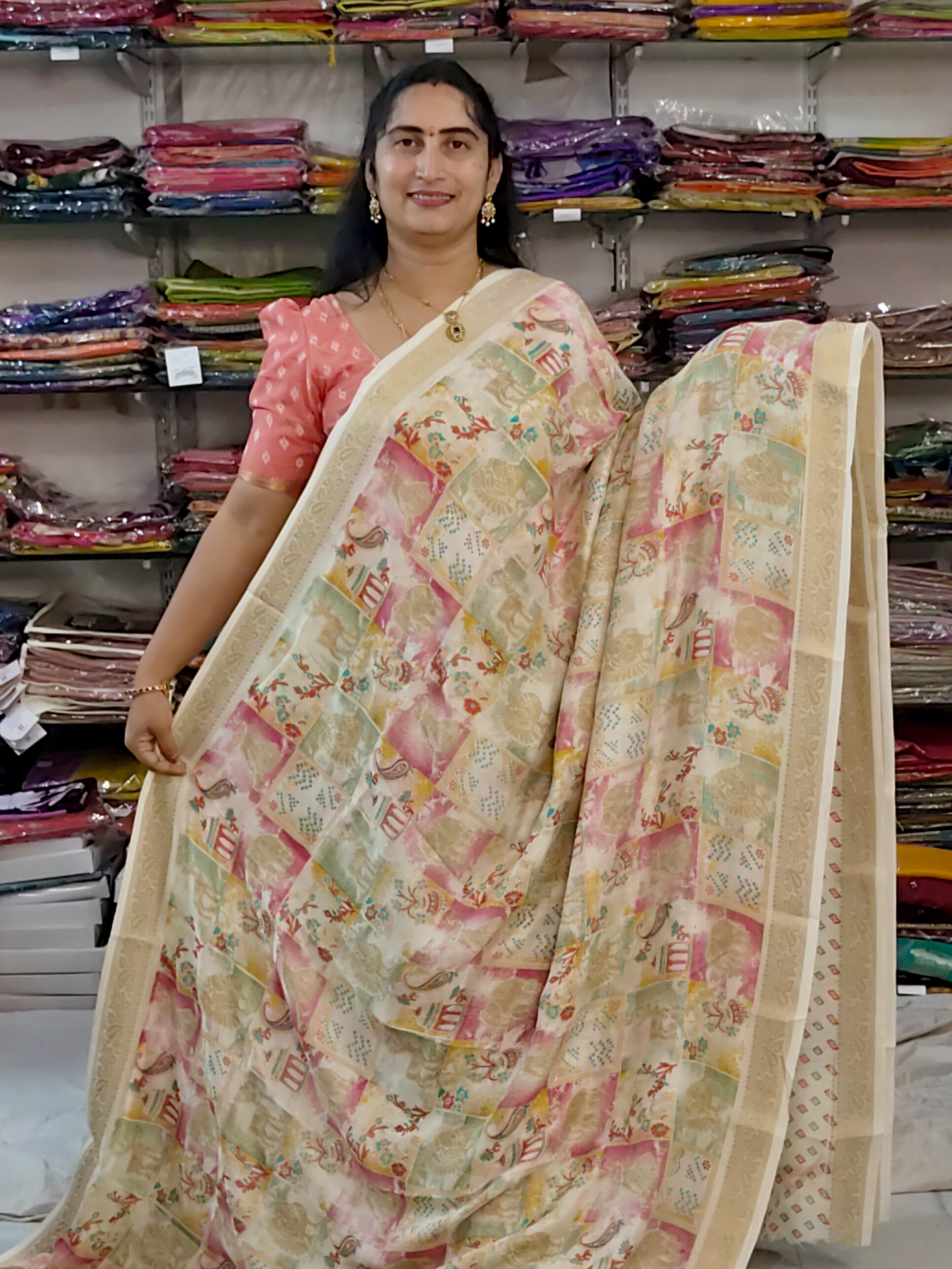 Kalamkari Georgette 341