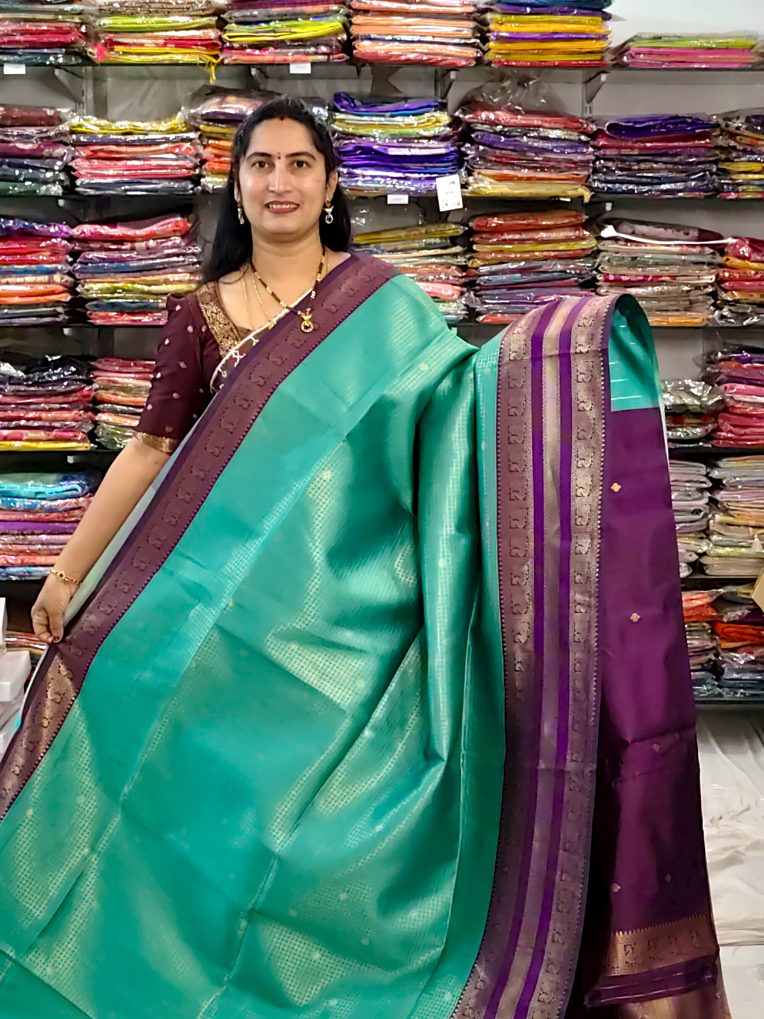 Semi Gadwal pattu vintage style 323