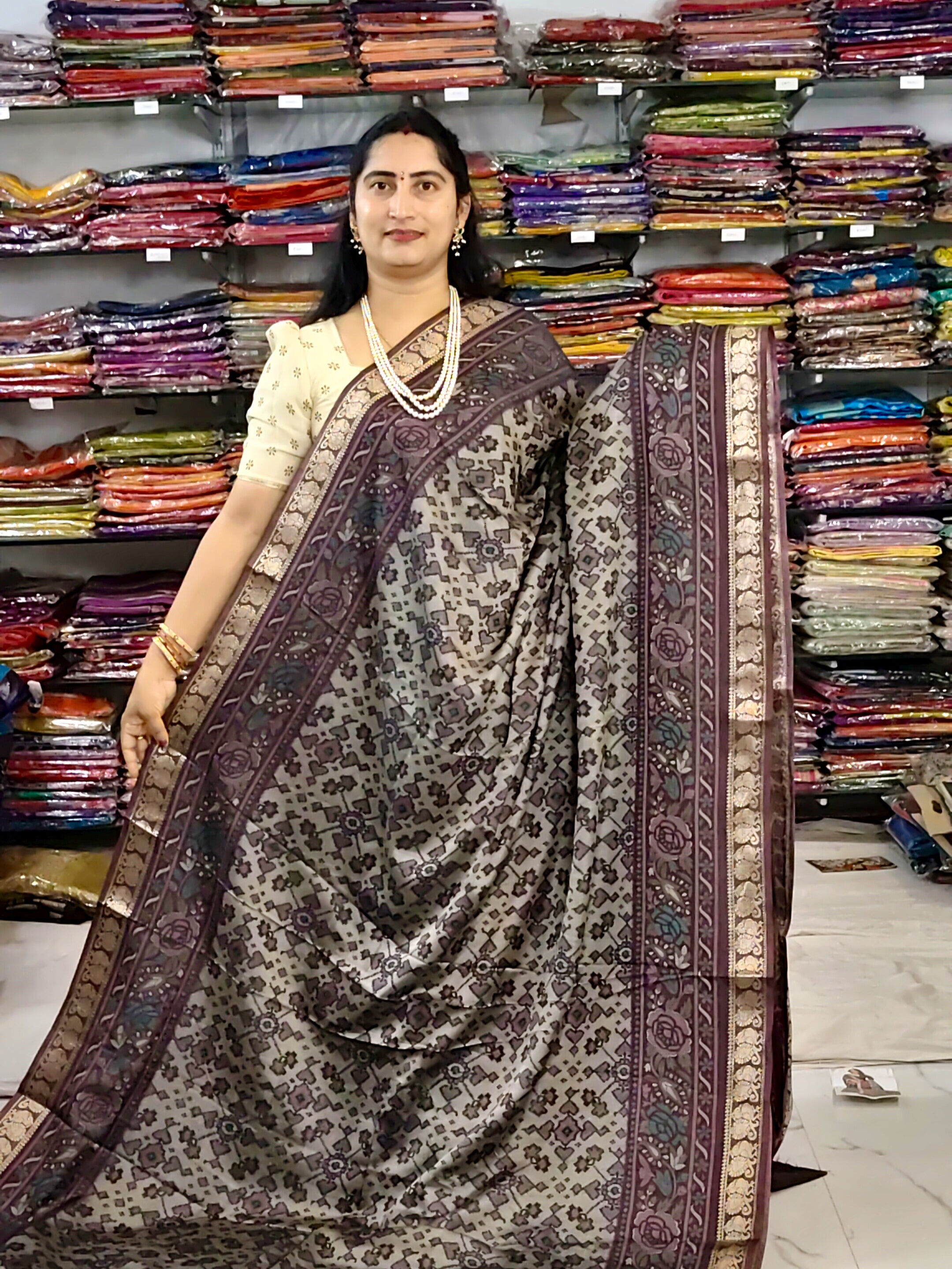 Ikkat pattu silk 278