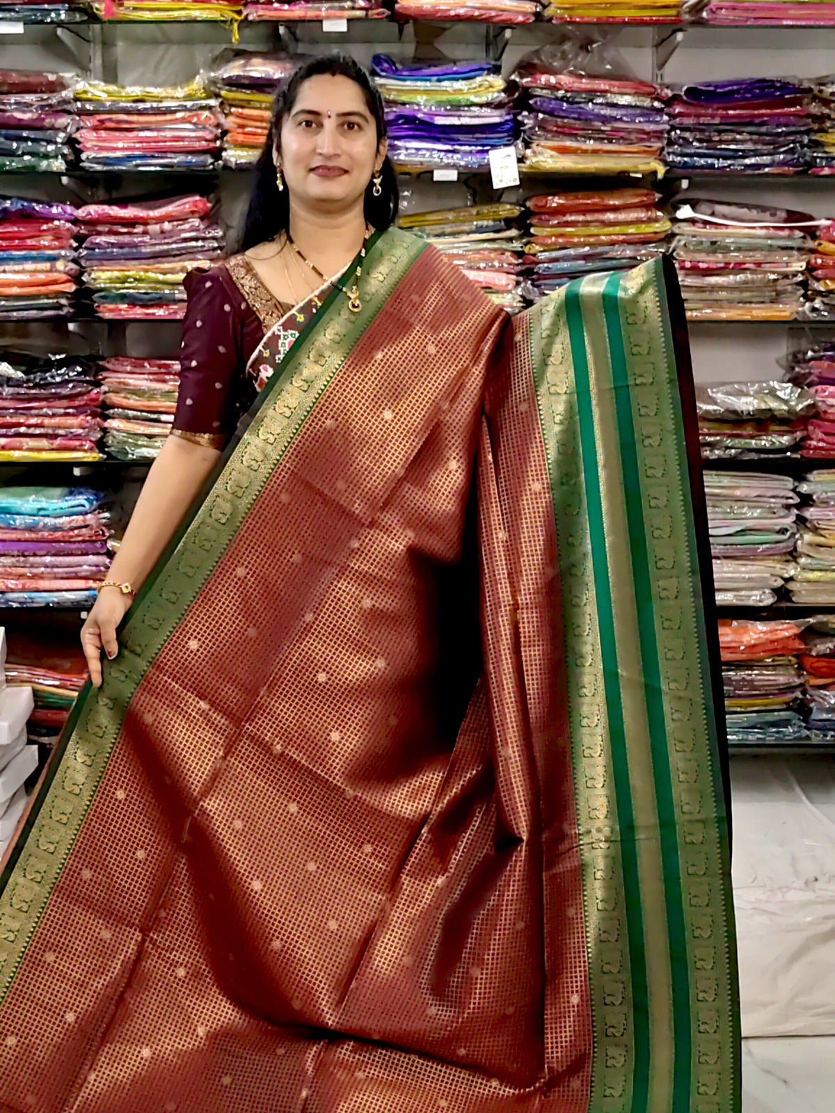 Semi Gadwal pattu vintage style 323