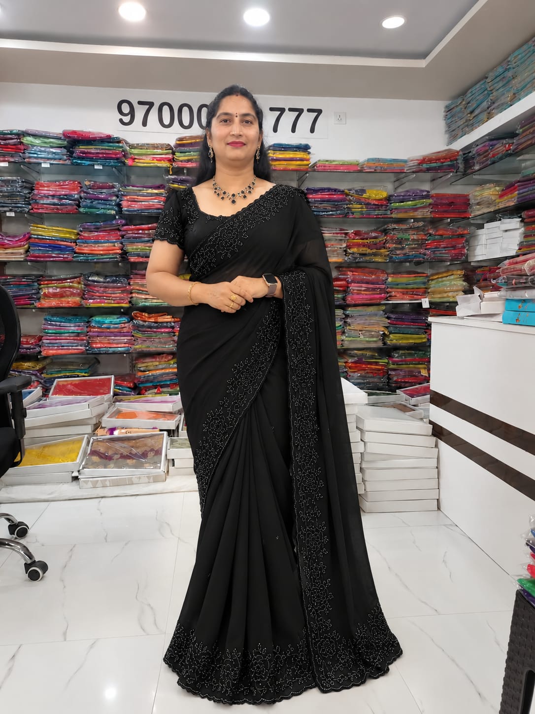 Fox Georgette party wear 347