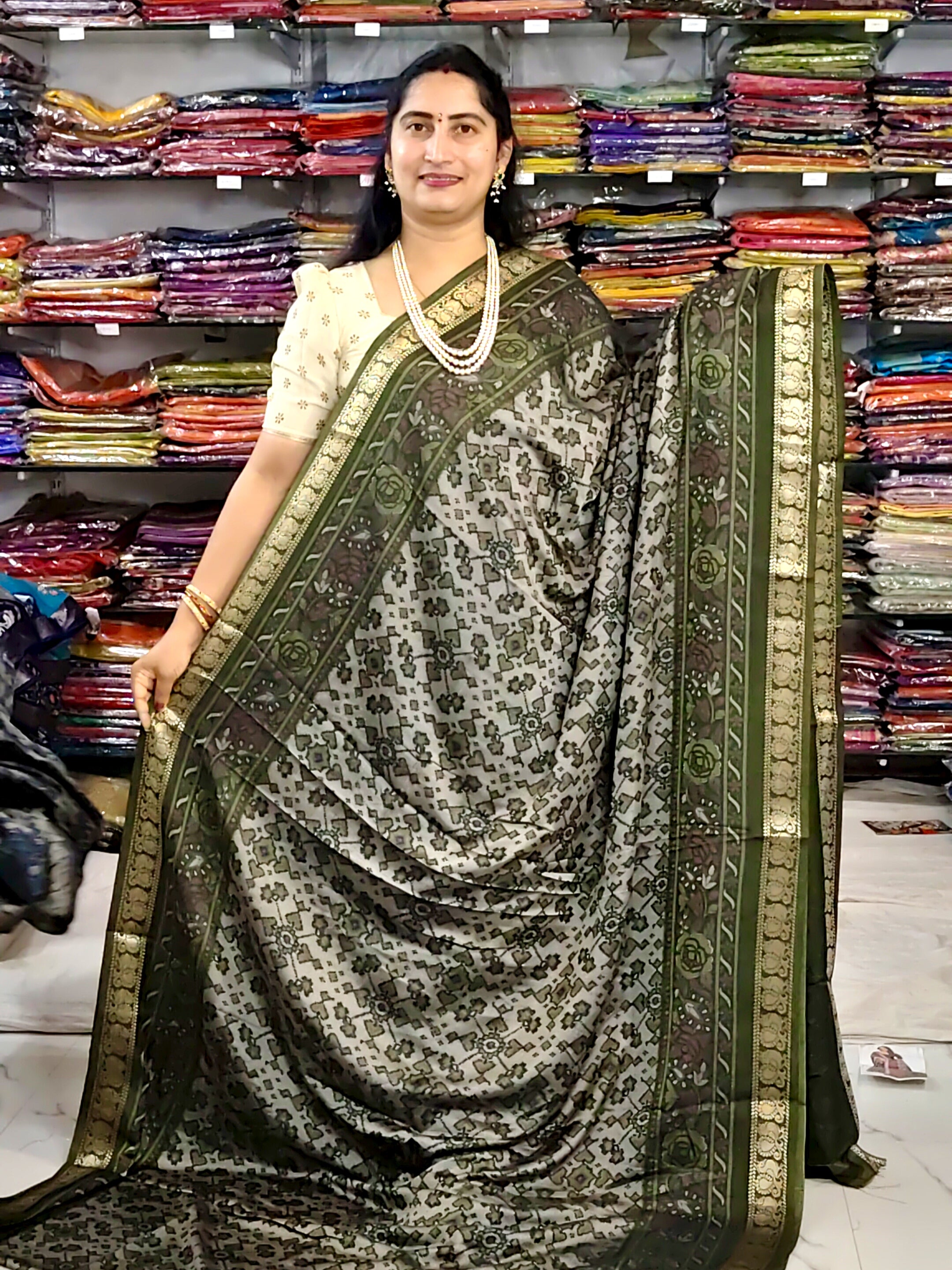 Ikkat pattu silk 278
