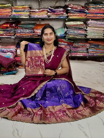 Vintage halfsaree 299