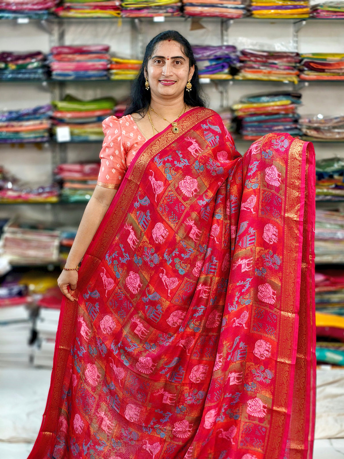Kalamkari Georgette 341