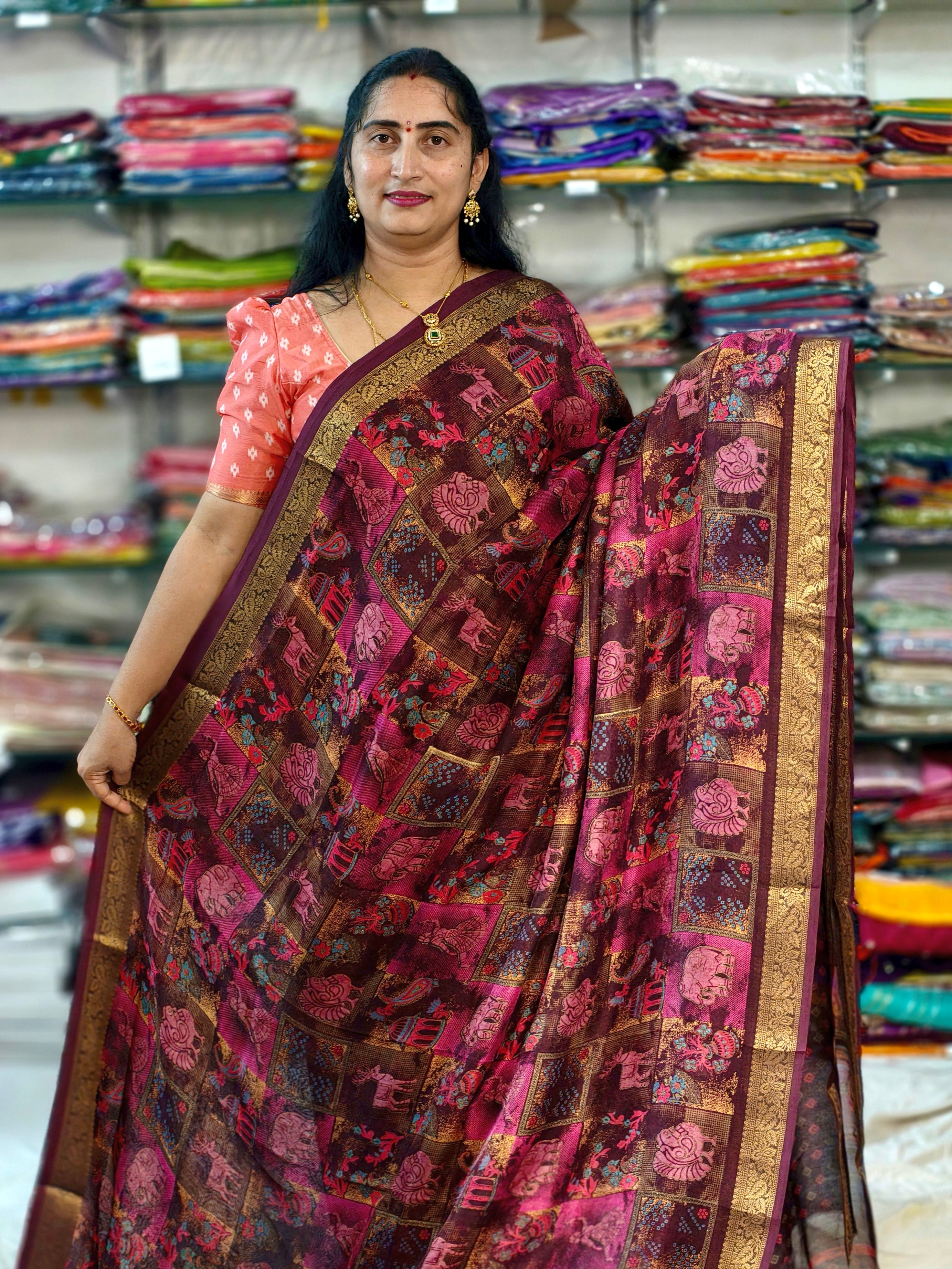 Kalamkari Georgette 341